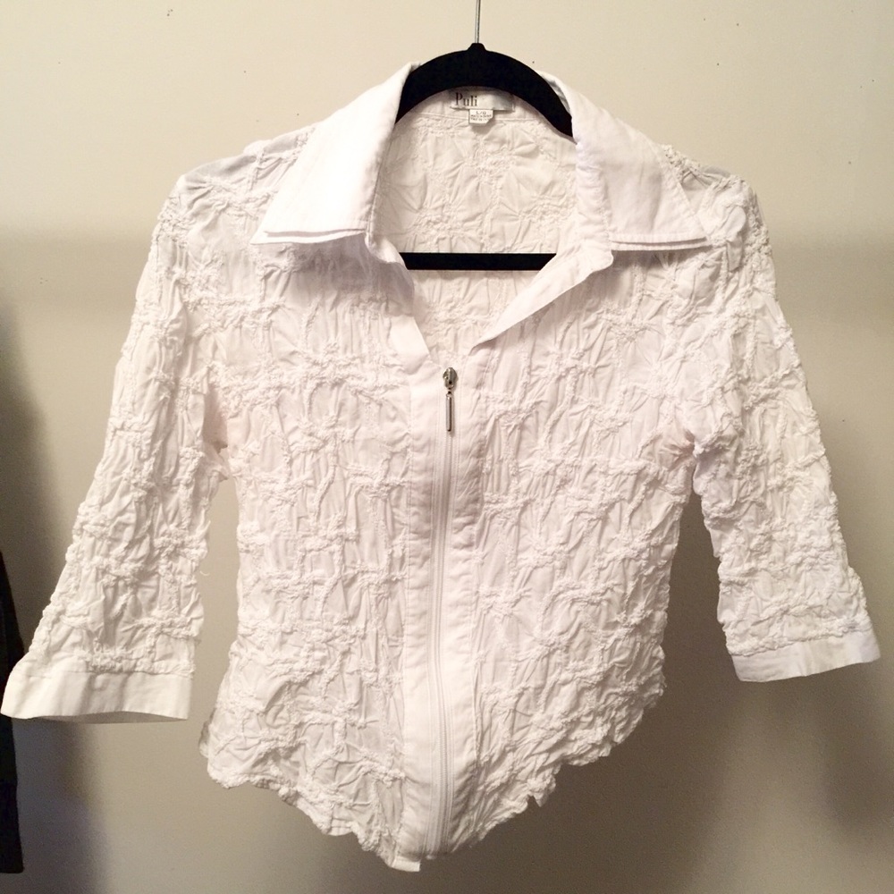 Puli Cotton Zip Up Blouse
